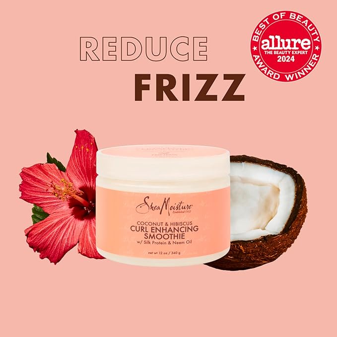 SheaMoisture Coconut & Hibiscus Curl Enhancing Smoothie – 12 oz - Image 4