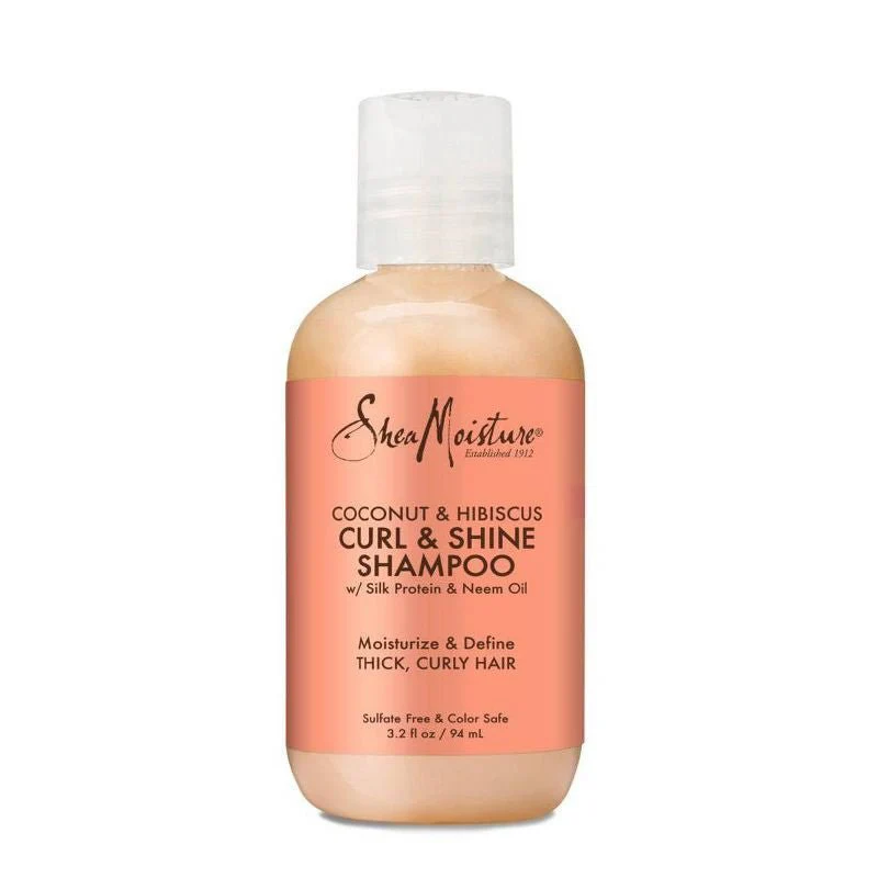 SheaMoisture Coconut & Hibiscus Curl & Shine Shampoo - Image 2