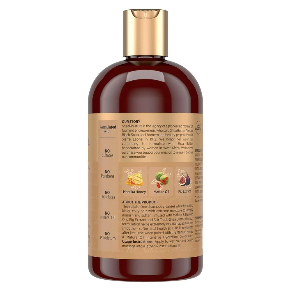 SheaMoisture Intensive Hydration Shampoo - 13 oz - Image 2