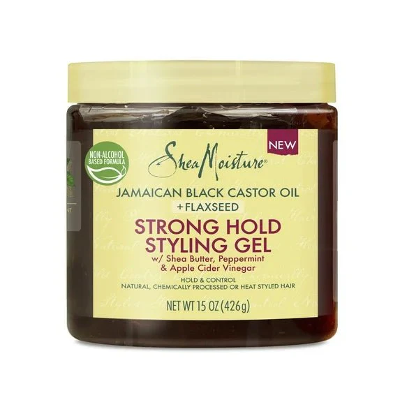 SheaMoisture Jamaican Black Castor Oil Strong Hold Hairstyling Gel - 15oz