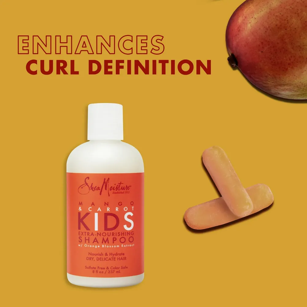 SheaMoisture Kids Nourishing Mango and Carrot Shampoo ā 8oz - Image 4