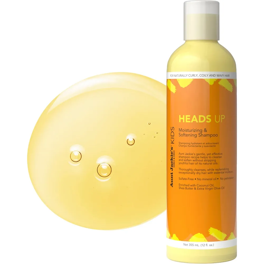 Aunt Jackie’s Kids Heads Up Moisturizing Shampoo – 12 oz - Image 3