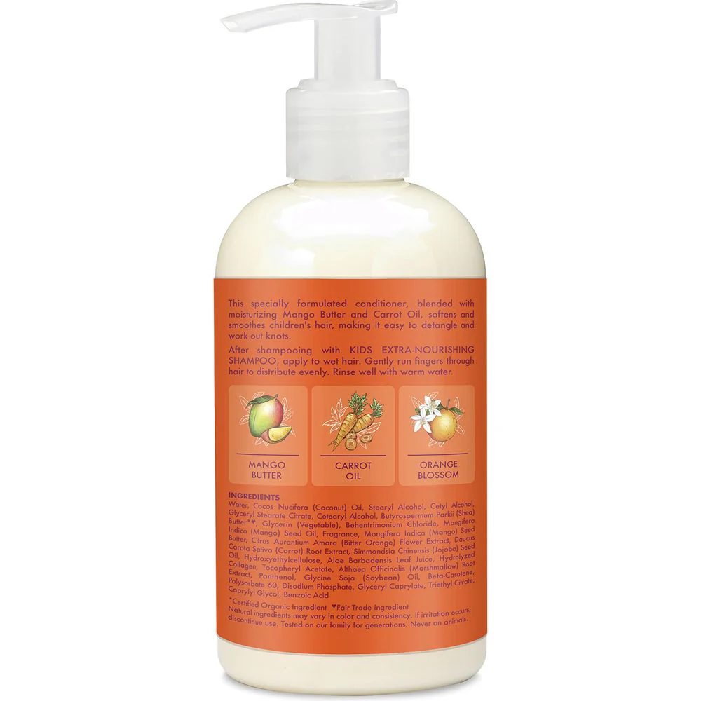 SheaMoisture Kids Mango and Carrot Detangling Conditioner β 7.7 oz - Image 2