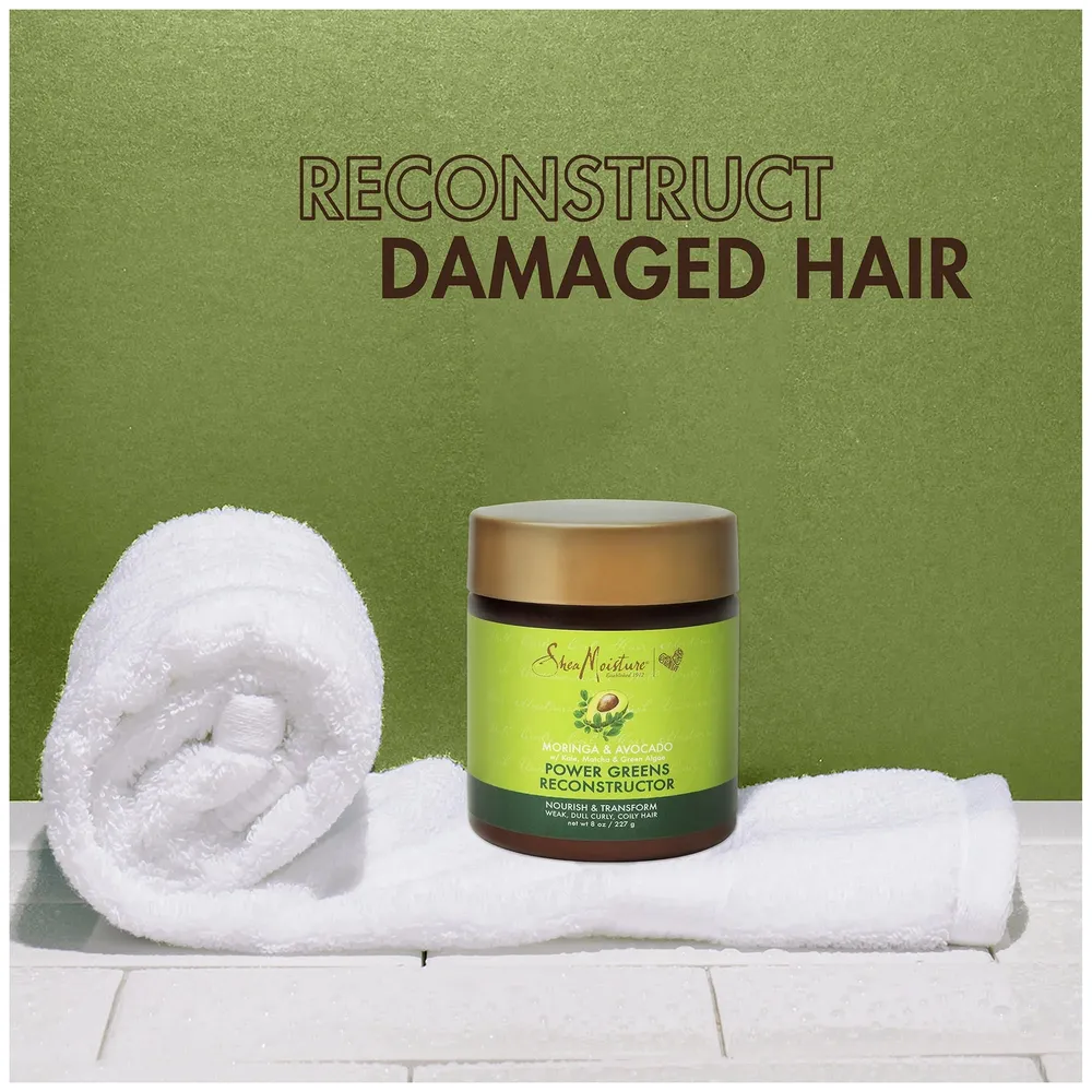SheaMoisture Power Greens Deep Reconstructor Treatment β 8oz - Image 4