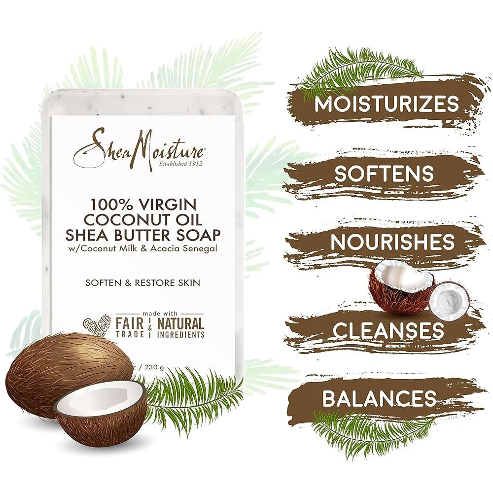 SheaMoisture Shea Butter Soap - 8 oz - Image 6