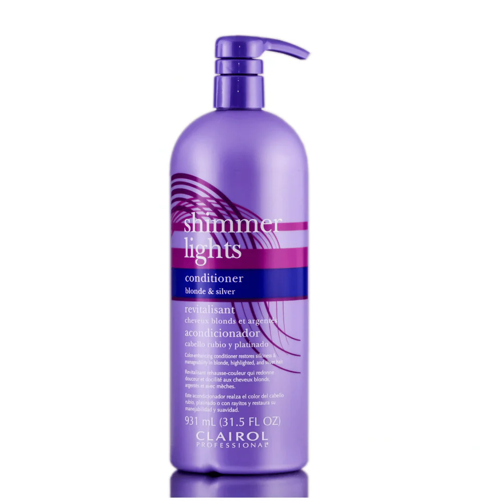 Clairol Professional Shimmer Lights Shampoo & Conditioner – 31.5 oz - Image 2