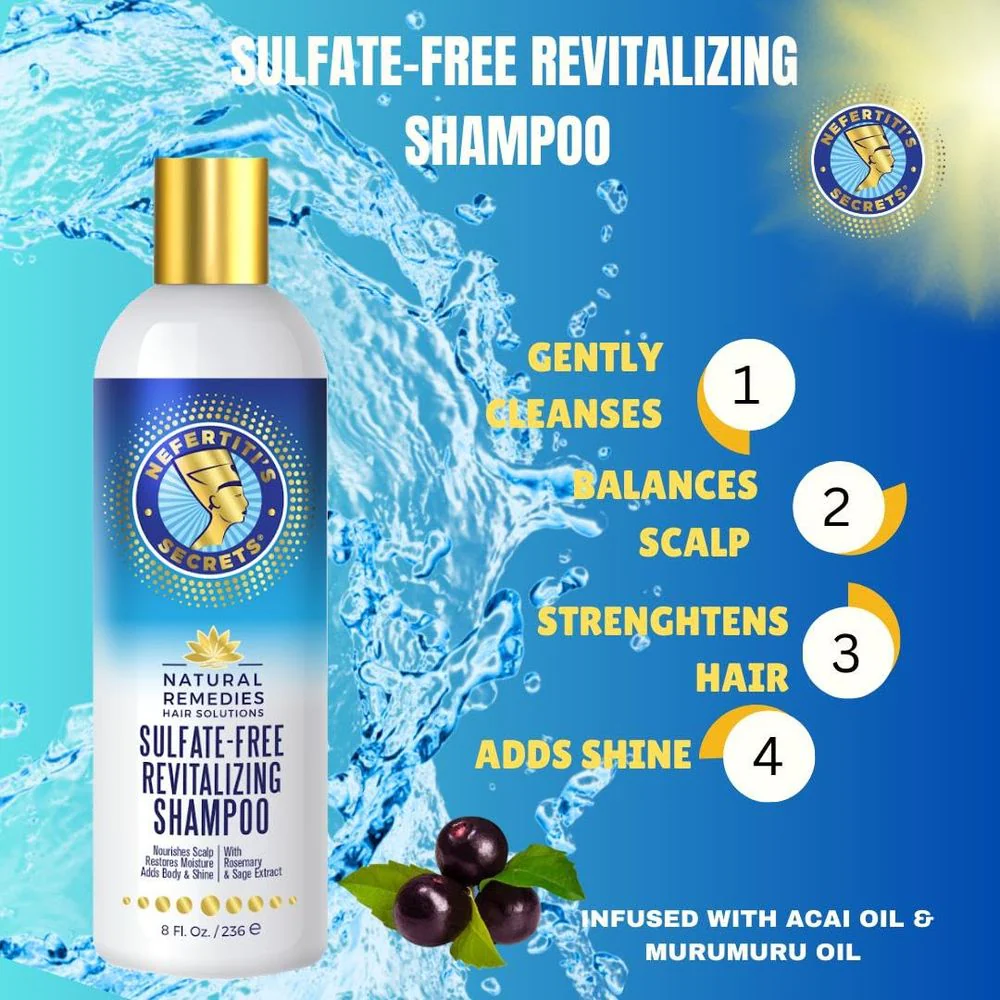 Nefertiti Sulfate-Free Nourishing Shampoo - 8 oz - Image 2