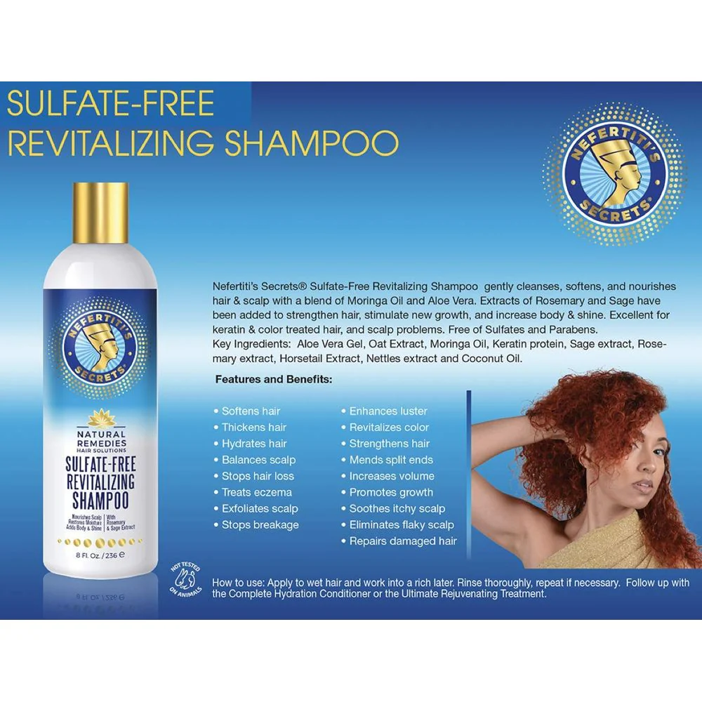 Nefertiti Sulfate-Free Nourishing Shampoo - 8 oz - Image 5