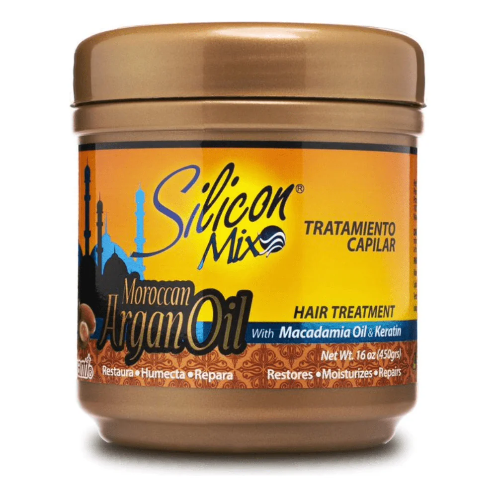 Silicon Mix Rizos Argan Hair Oil - 8 oz - Image 2