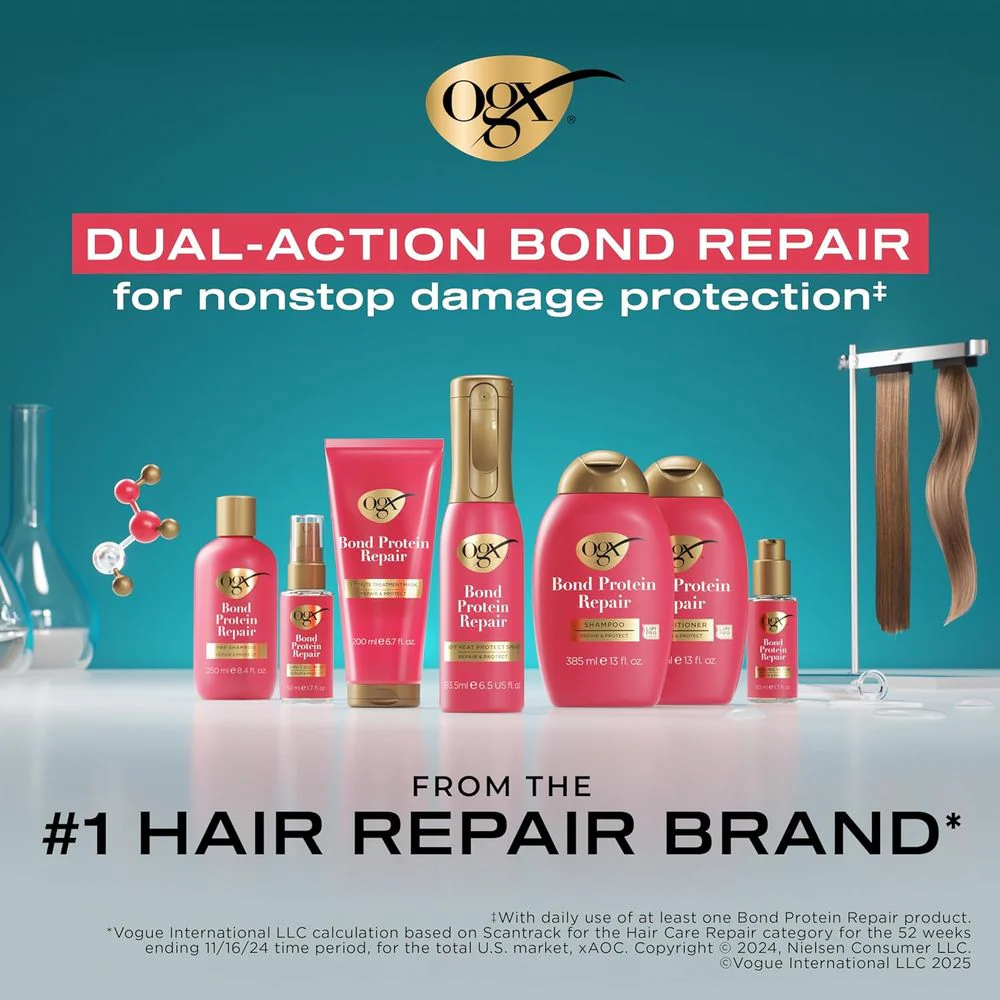 OGX Repair and Protect Bond Protein Pre-Shampoo - 8.4 fl oz - Image 4