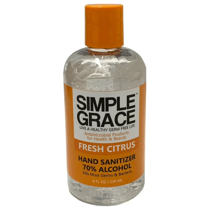 Simple Grace Hand Sanitizer 70 Percent Alcohol - 8 oz - Image 2