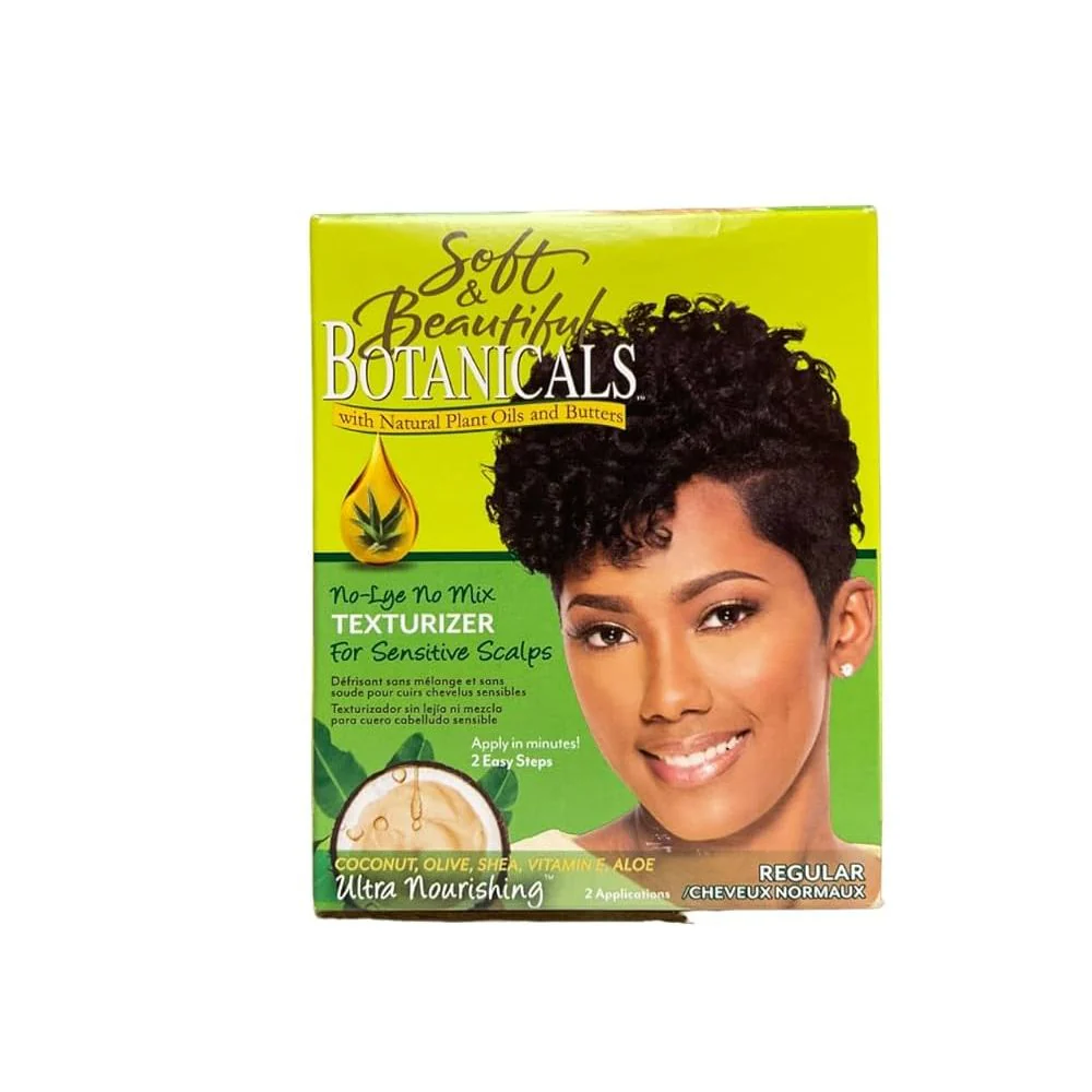Soft & Beautiful Botanicals Relaxer & Texturizer Kit - Coarse Hair 1 Application - Image 3