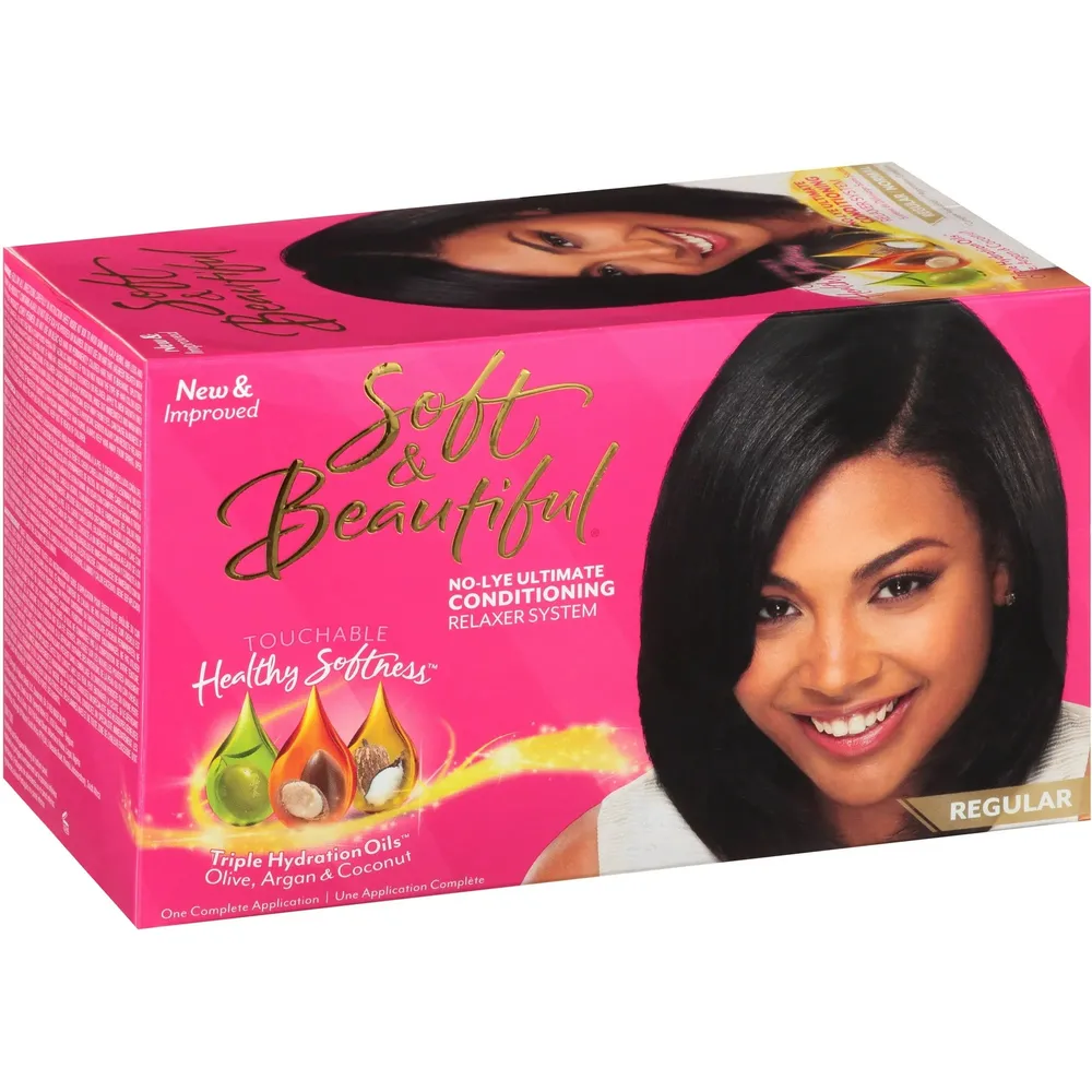 Soft & Beautiful No-Lye Relaxer Kit -  1 Application - Image 2