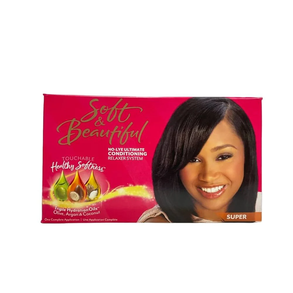 Soft & Beautiful No-Lye Relaxer Kit -  1 Application - Image 3
