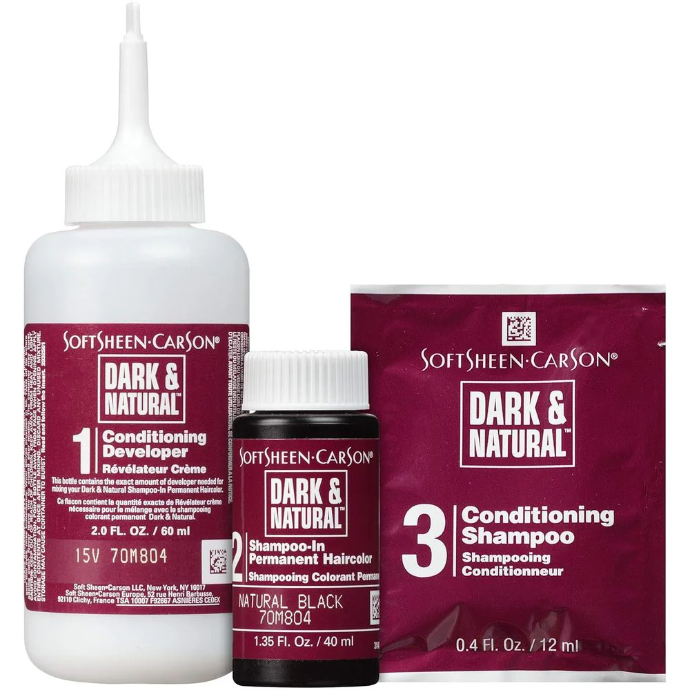 SoftSheen Dark and Natural 5 Minute Hair Color – Gray Coverage for Men - Image 4