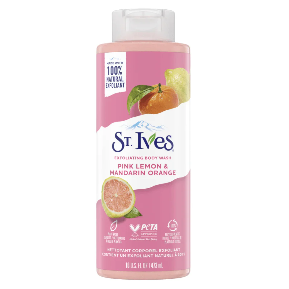 St. Ives Exfoliating Body Wash – Apricot / Pink Lemon – 16 oz - Image 5