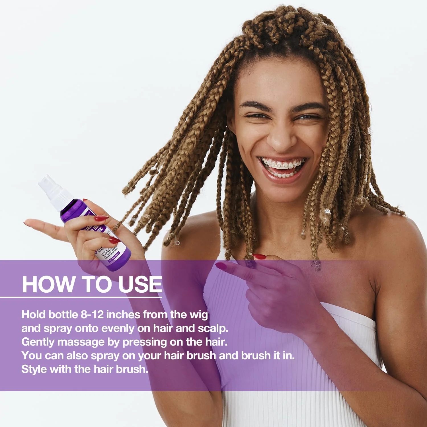 Star Care Detangler Spray – 24H Hold – 2 oz - Image 7