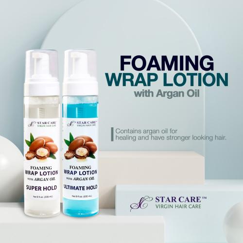 Star Care Foaming Wrap Lotion โ Argan Oil 8oz - Image 4
