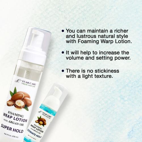 Star Care Foaming Wrap Lotion โ Argan Oil 8oz - Image 5