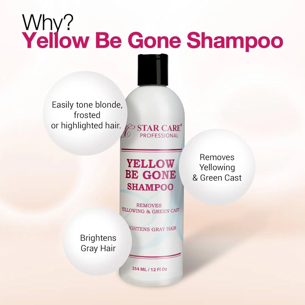 Star Care Yellow Be Gone Shampoo & Conditioner 12oz - Image 4