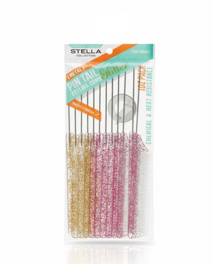 Stella Metal Pin Tail Comb Premium Quality – 1DZ - Image 4