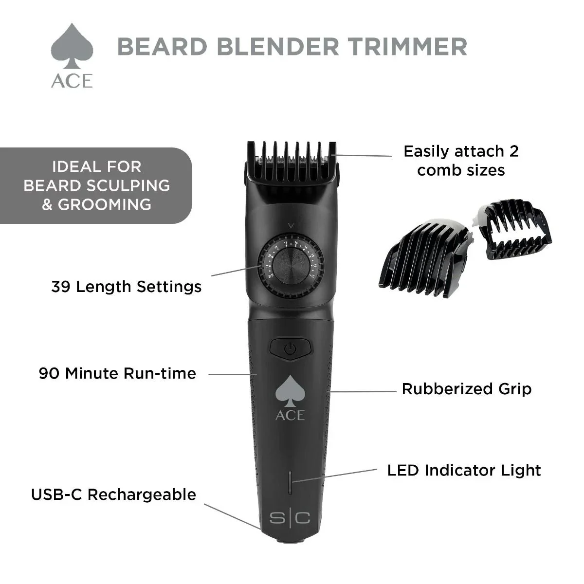StyleCraft Ace Beard Blender Hair Trimmer - Image 6
