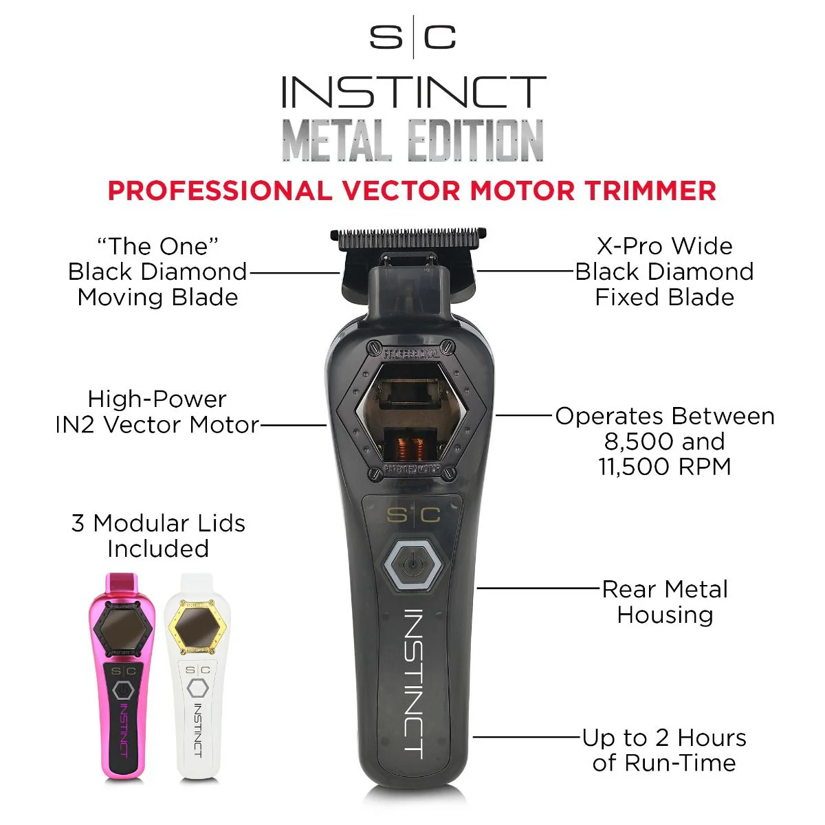 StyleCraft Instinct Metal Professional Hair Trimmer - Image 2