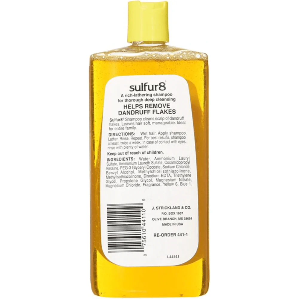Sulfur8 Deep Cleaning Shampoo - Dandruff Relief 11.5 oz - Image 2