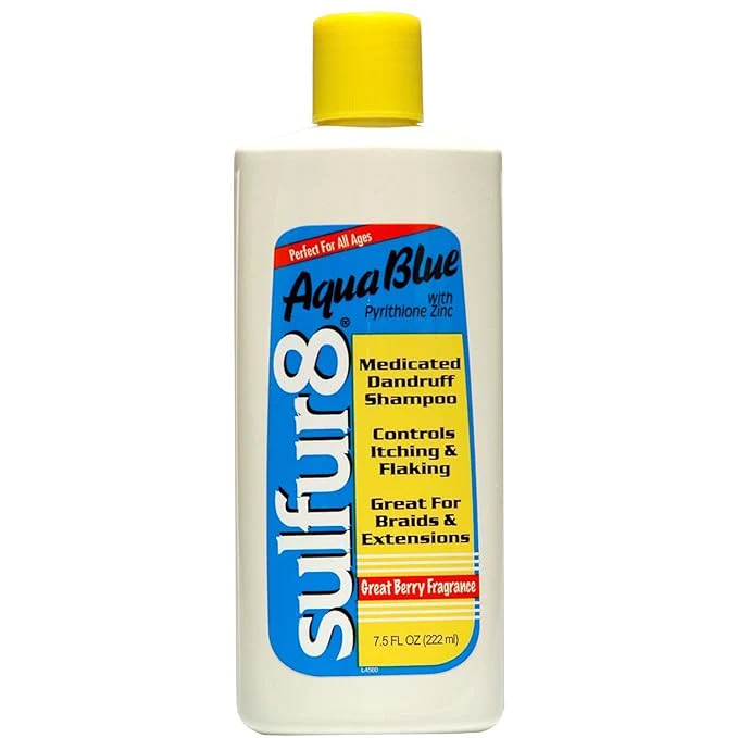 Sulfur8 Medicated Dandruff Shampoo - Aqua Blue & Salicylic Acid 7.5 oz