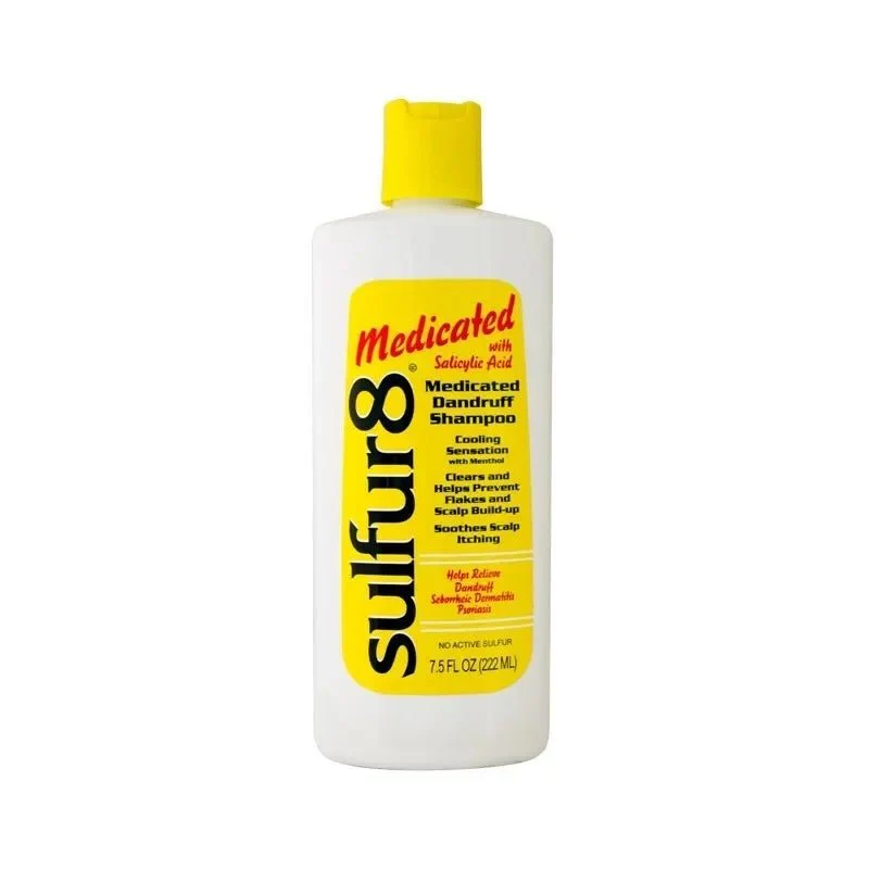 Sulfur8 Medicated Dandruff Shampoo - Aqua Blue & Salicylic Acid 7.5 oz - Image 2