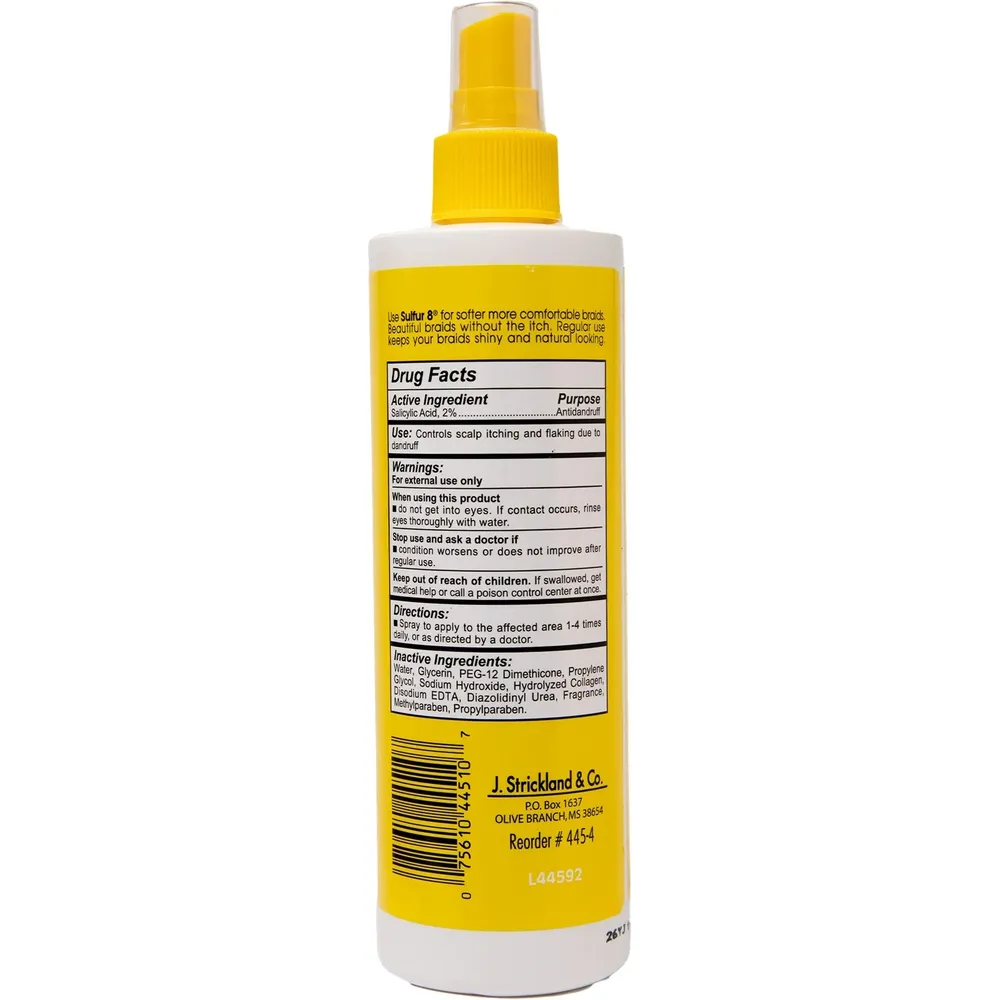 Sulfur8 Medicated Dandruff Treatment - Scalp & Braids 12 fl oz - Image 2