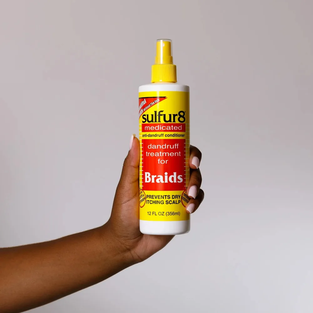Sulfur8 Medicated Dandruff Treatment - Scalp & Braids 12 fl oz - Image 3