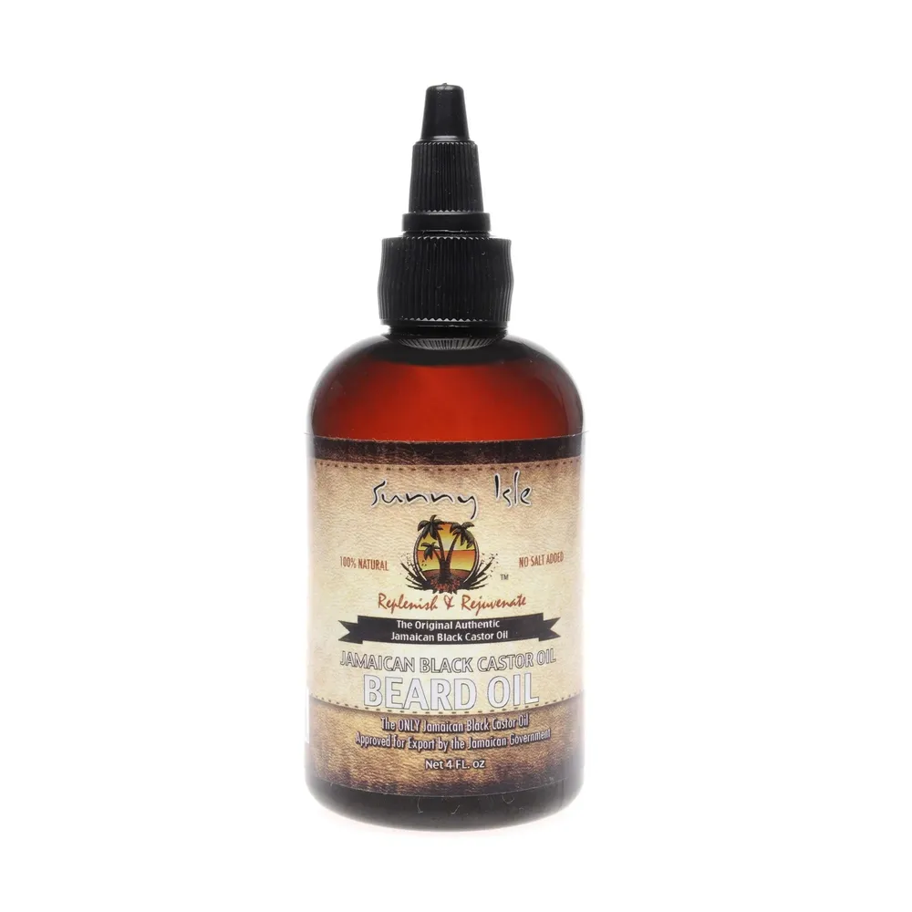 Sunny Isle Jamaican Black Castor Oil Beard Oil – 4 & 2 oz