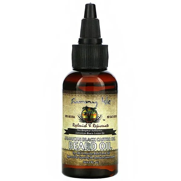 Sunny Isle Jamaican Black Castor Oil Beard Oil – 4 & 2 oz - Image 3