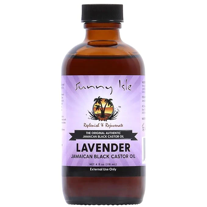 Sunny Isle Lavender Jamaican Black Castor Oil - 4 oz or 8 oz