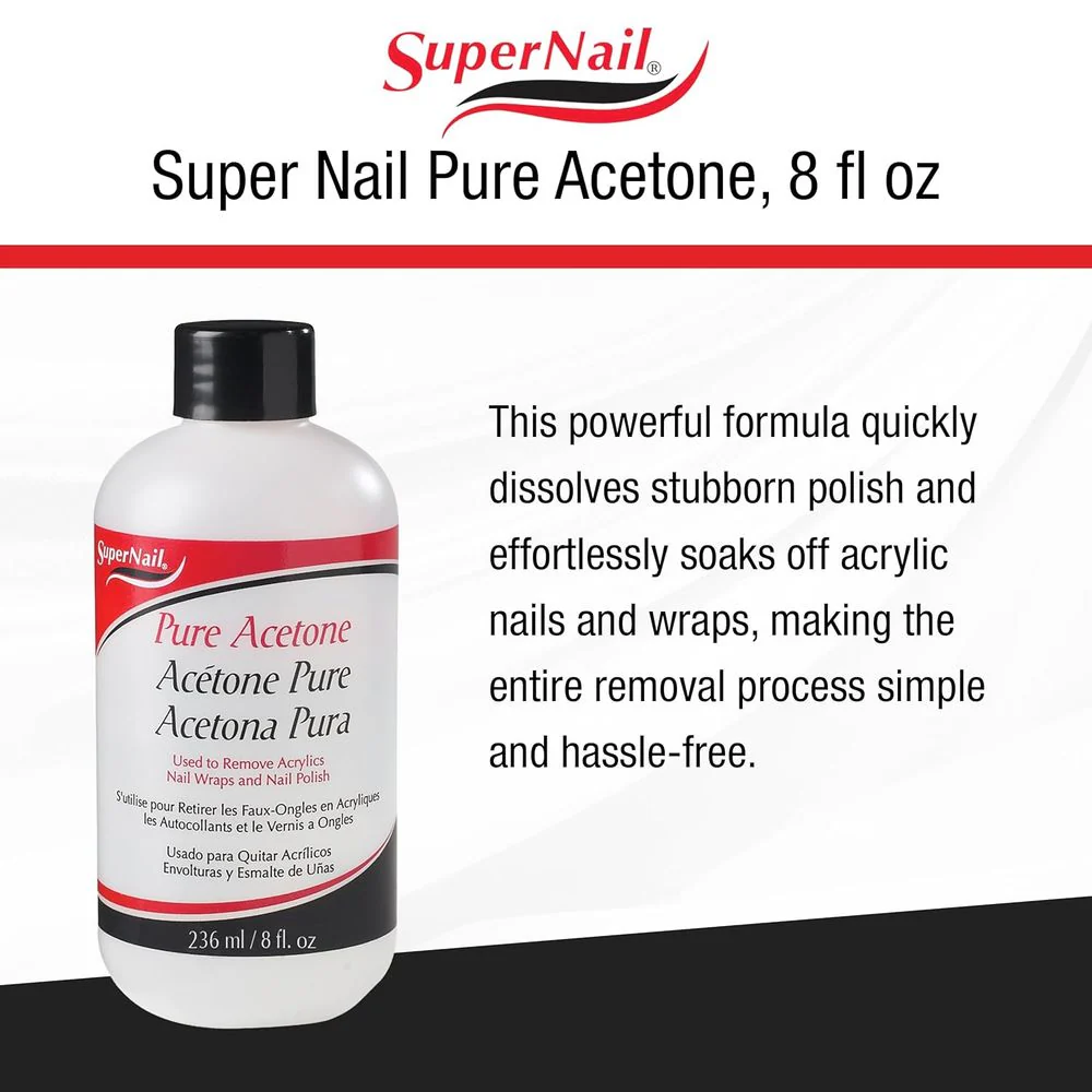 Super Nail Pure Acetone - Image 4