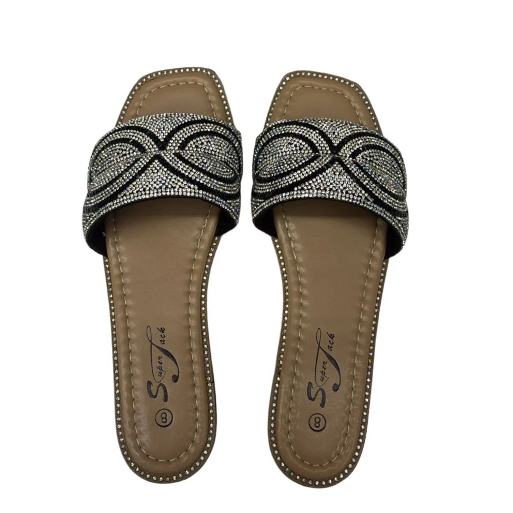 SuperJack Black Sandal – Style 2581 - Image 2