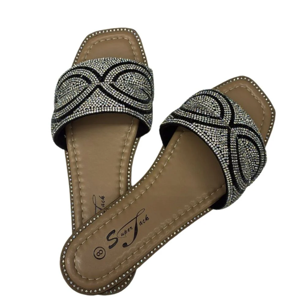 SuperJack Black Sandal – Style 2581 - Image 3