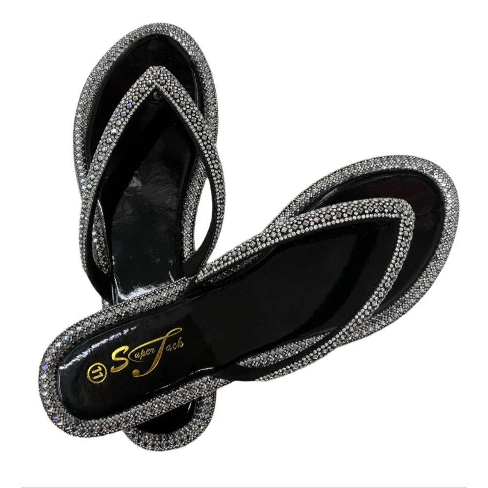 SuperJack Black Sandal – Style 2591 - Image 2
