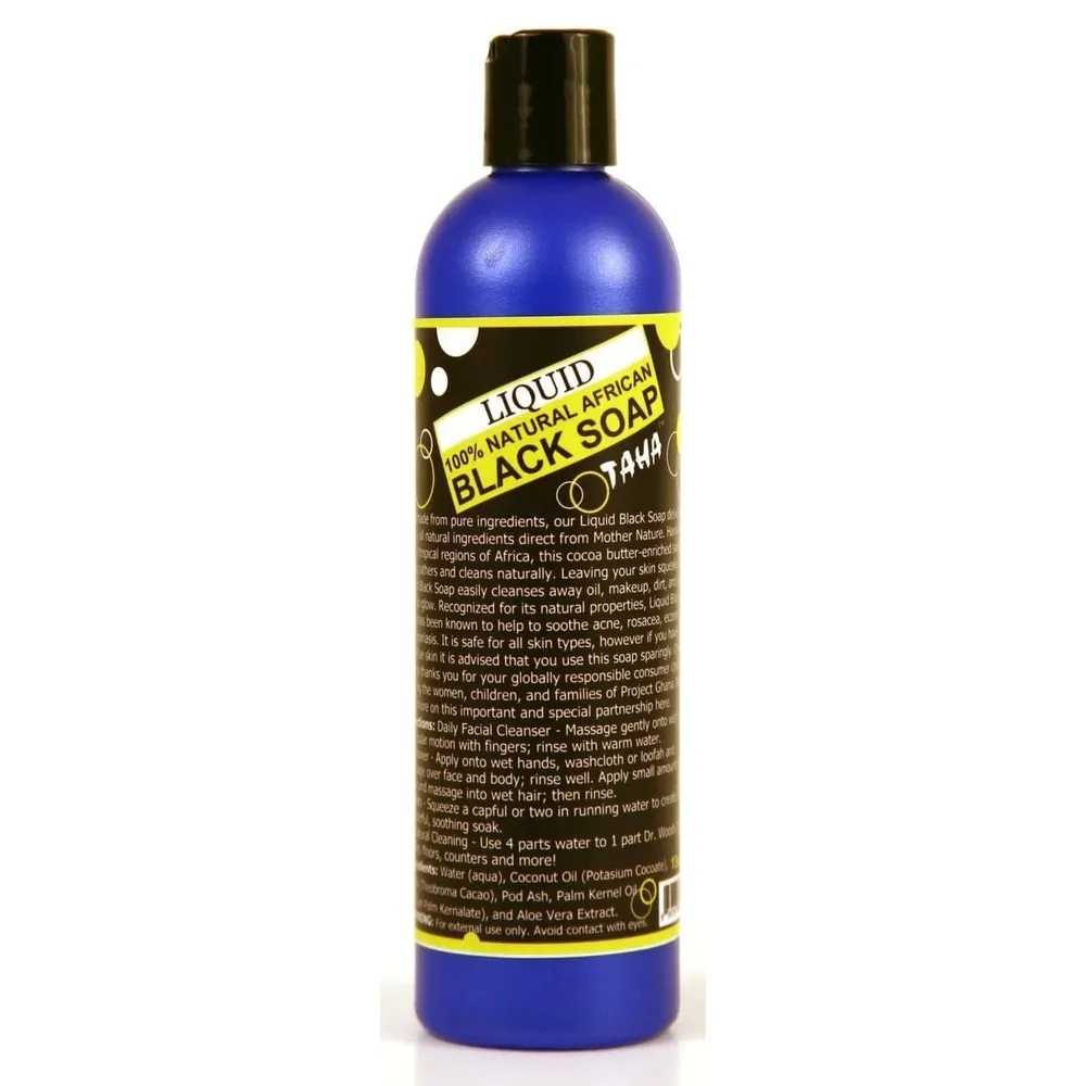 Taha Liquid African Black Soap – 13 oz