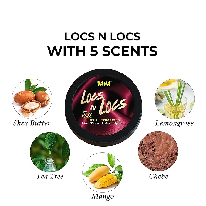 Taha Locs & Locs Gel – 5X Super Hold 16 oz - Image 4