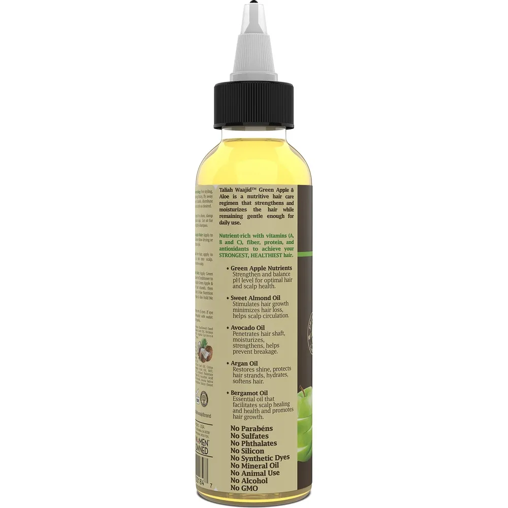 Taliah Waajid Green Apple and Aloe Nutrition Apple Seed Oil - 4 oz - Image 4