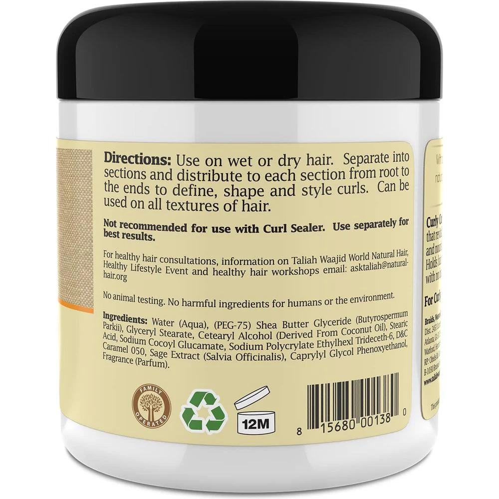 Taliah Waajid Curly Curl Enhancing Hair Styling Cream - 6 fl oz - Image 3