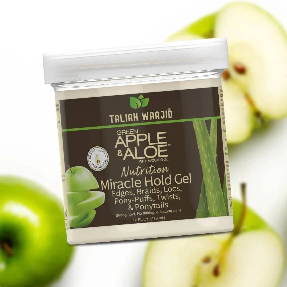 Taliah Waajid Green Apple and Aloe Nutrition Miracle Hold Gel - 16 oz - Image 2