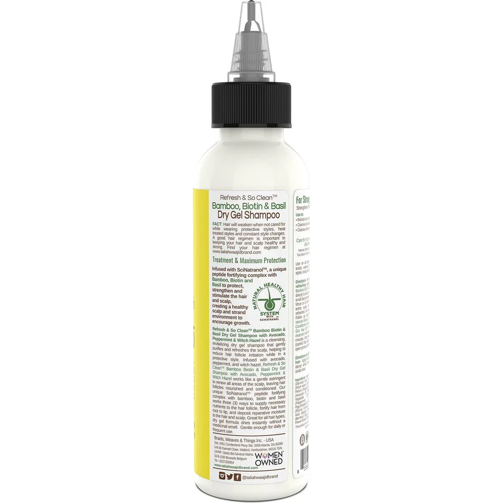 Taliah Waajid Dry Gel Shampoo Refresh & Honey ā 4oz - Image 2