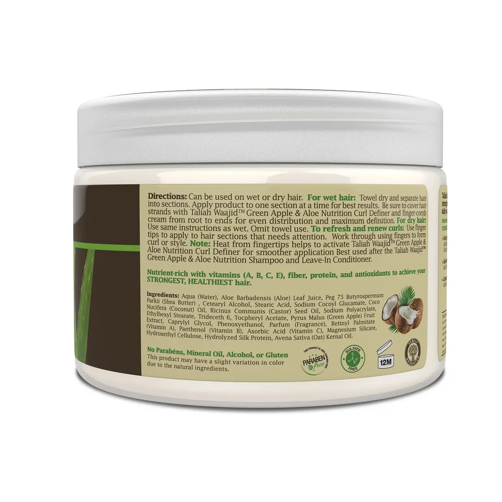 Taliah Waajid Green Apple & Aloe Curl Definer – 12oz - Image 3