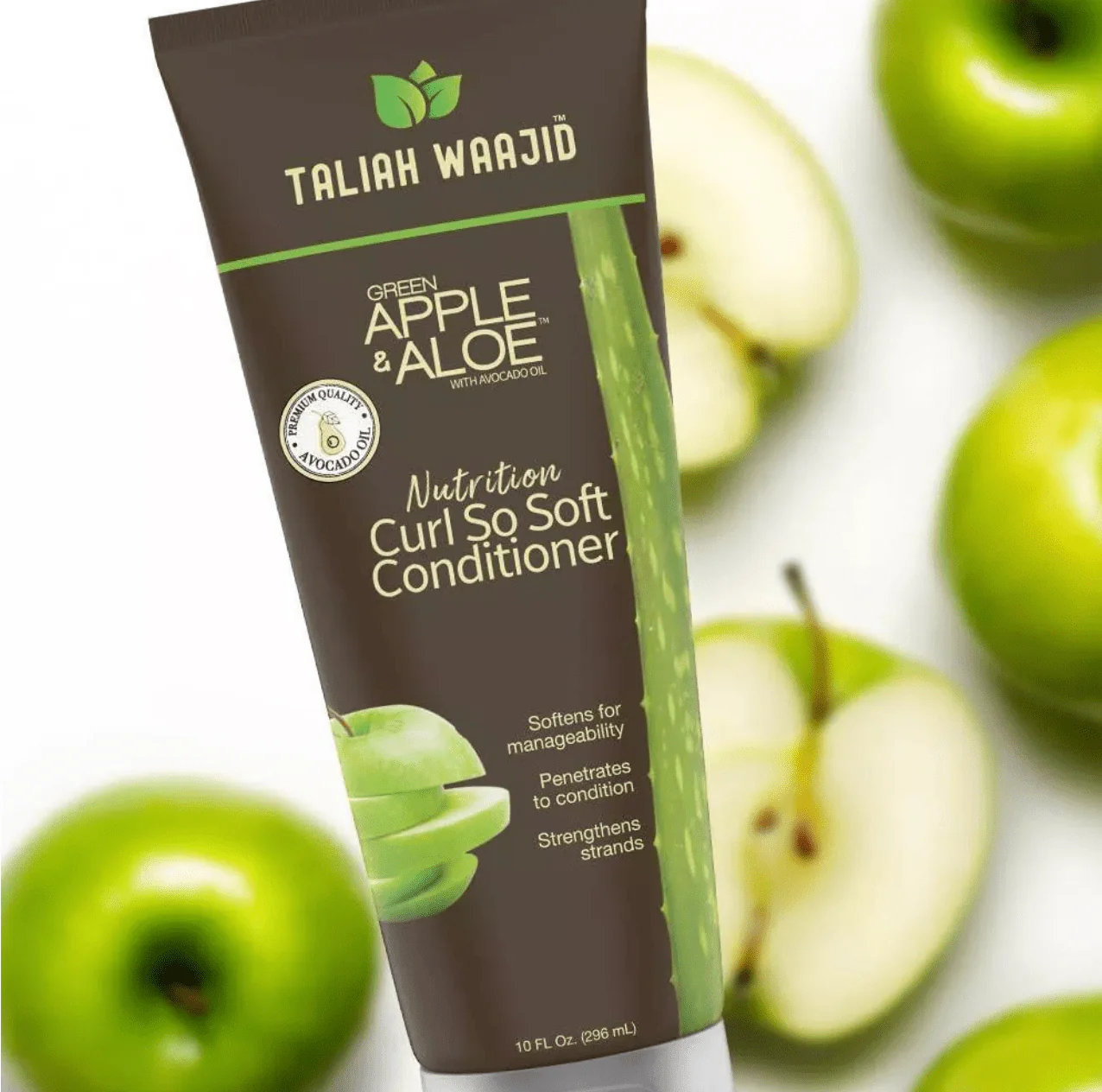 Taliah Waajid Green Apple & Aloe Curl So Soft Conditioner – 10 oz - Image 2