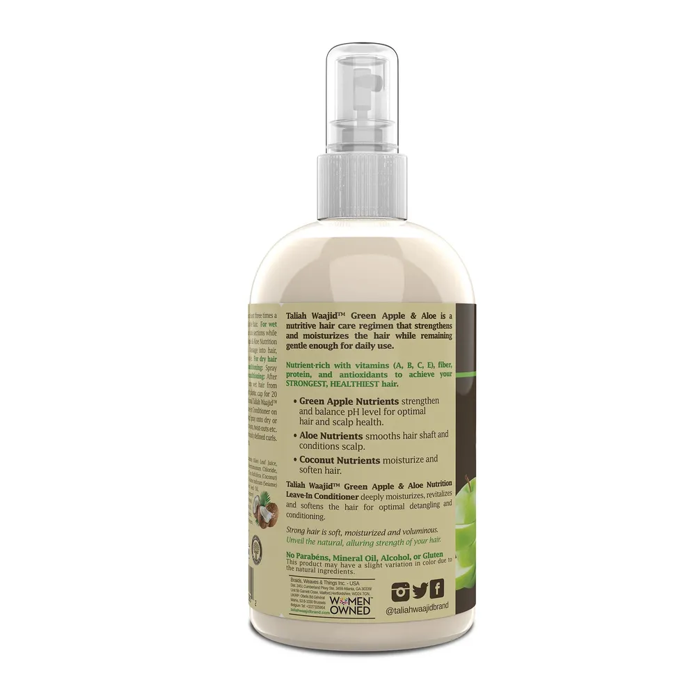 Taliah Waajid Green Apple & Aloe Leave-In Conditioner ā 12oz - Image 2
