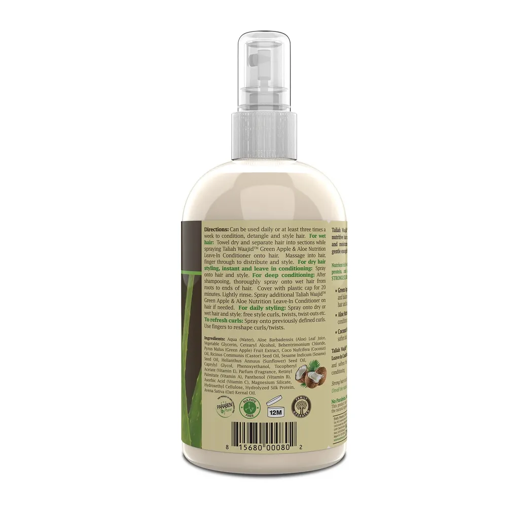 Taliah Waajid Green Apple & Aloe Leave-In Conditioner ā 12oz - Image 3