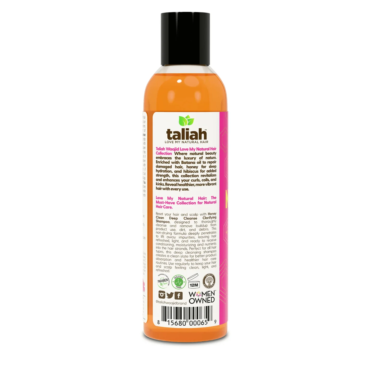 Taliah Waajid Honey Clean Clarifying Shampoo β 8 oz - Image 2